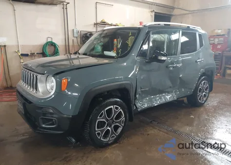 2017 Jeep Renegade Limited 4X4 from USA, damaged, VIN ZACCJBDB0HPE79155